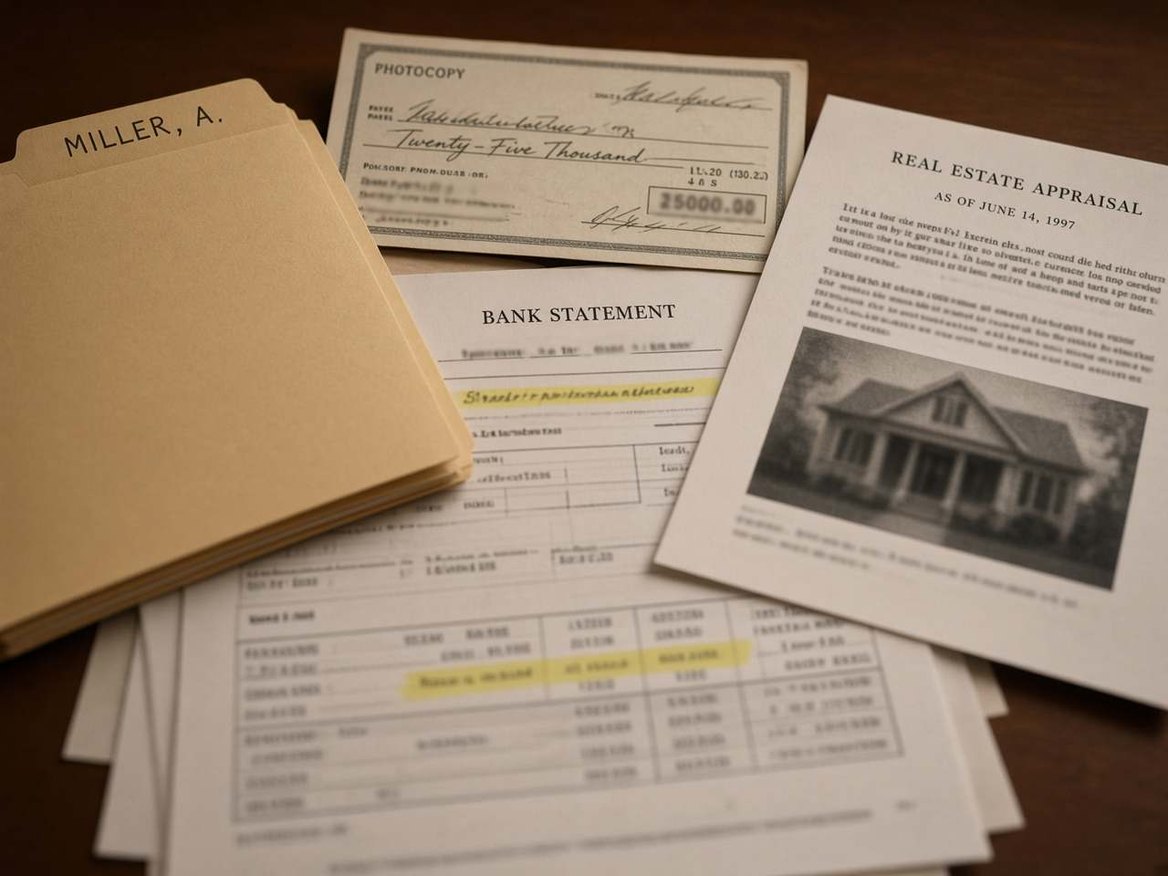 A paper trail tracing a separate-property inheritance