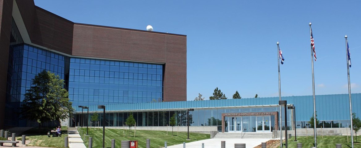 The Arapahoe County Justice Center in Centennial, where Littleton’s Arapahoe County family cases are heard